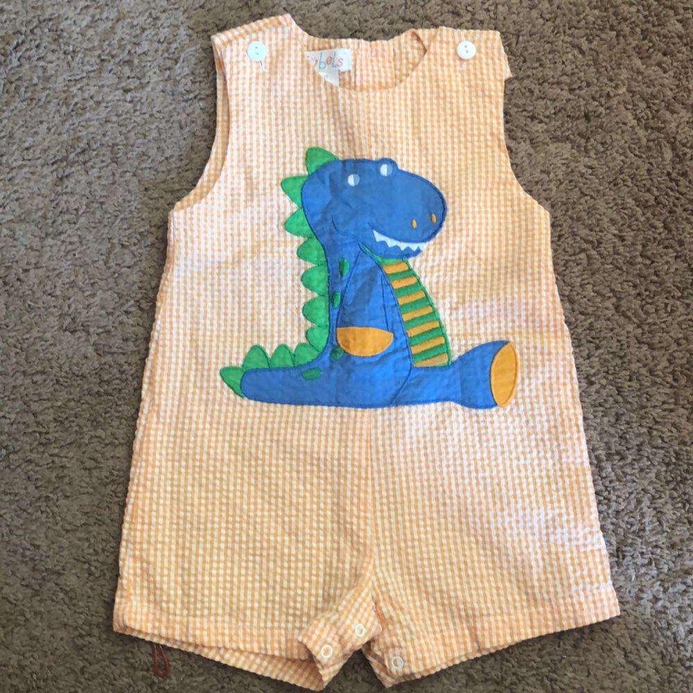 Orange Dino outfit